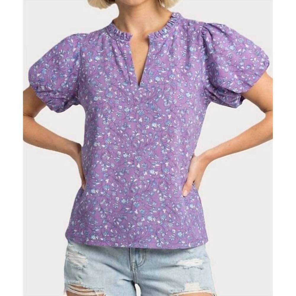 NEW STACCATO bernice top in purple
